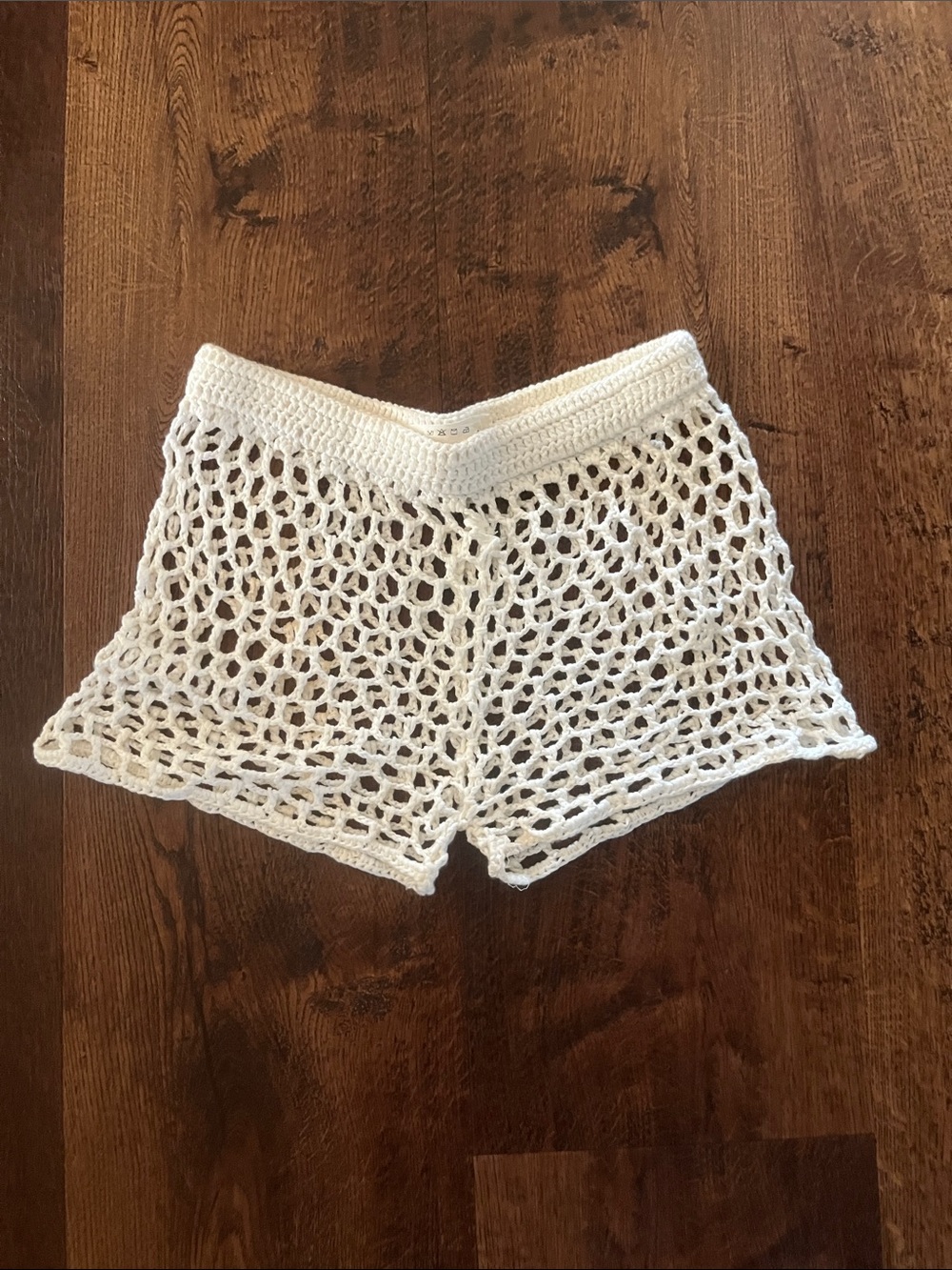 Sexy Crochet Beach Shorts - White